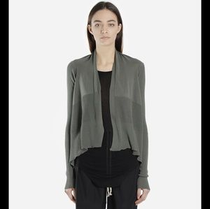 Rick Owens Waterfall Cardigan
